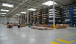  . The interaction between logistics processes, WMS logic, and physical warehouse layout